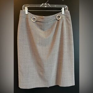 HUGO BOSS Houndstooth Black and White Skirt